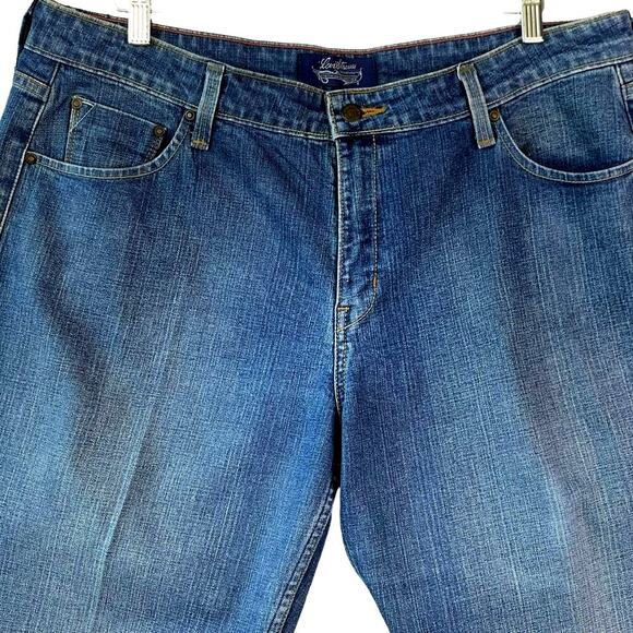 Levi Strauss Signature Vintage Stretch Low Rise Bootcut Blue Jeans Misses 16 - Picture 3 of 14
